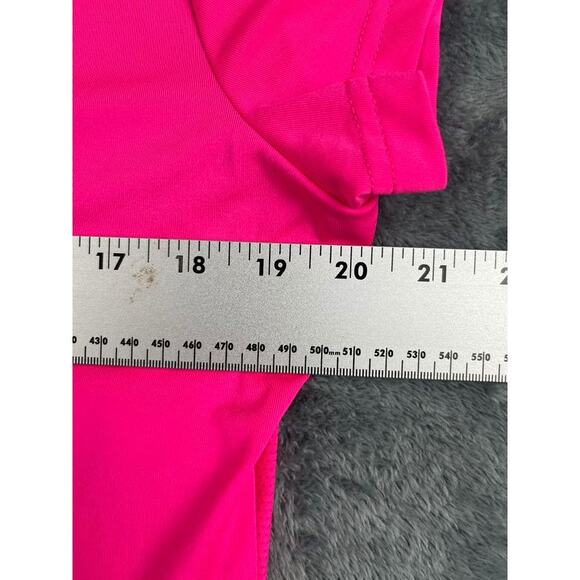FILA Women’s XL Bright Pink V-Neck Performance Tee Excellent - Picture 8 of 10